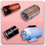 Сельсины, электродвигатели.