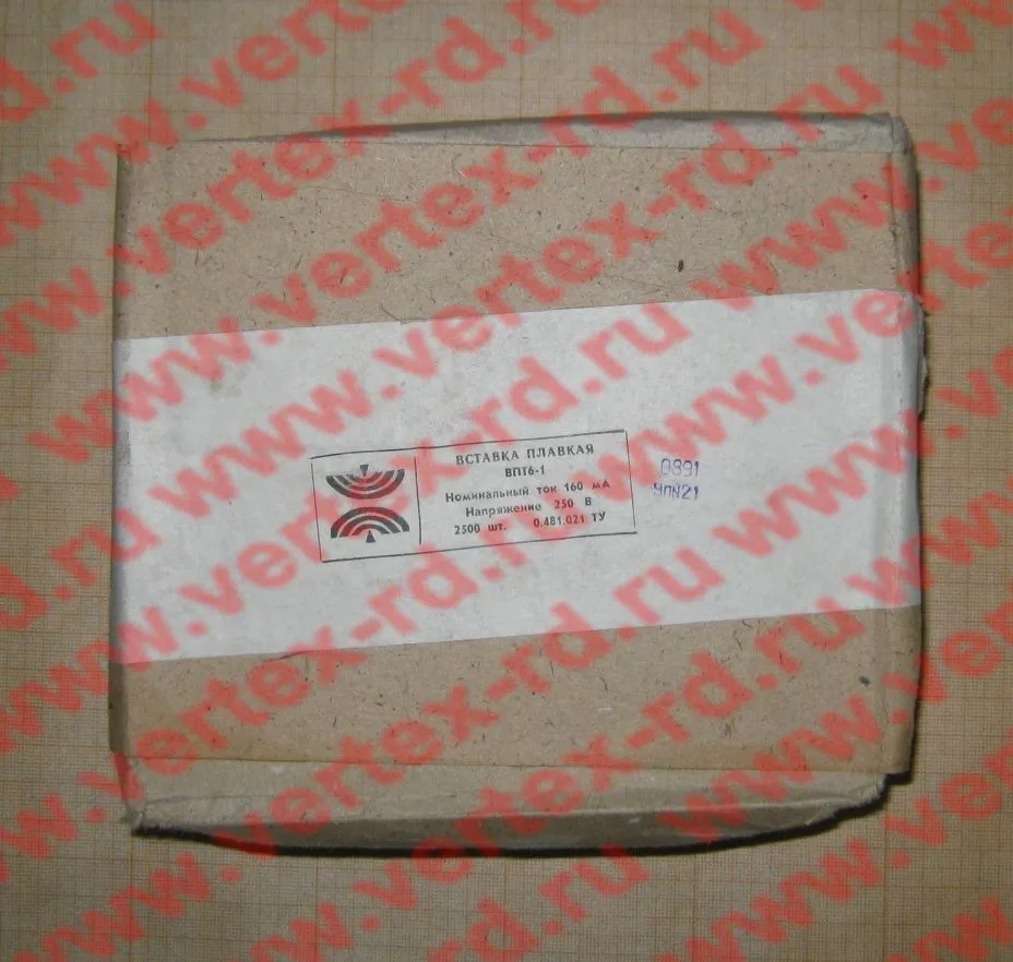 ВПТ-6-1-0,16А Предохранитель | Цена, купить, описание, характеристики ...