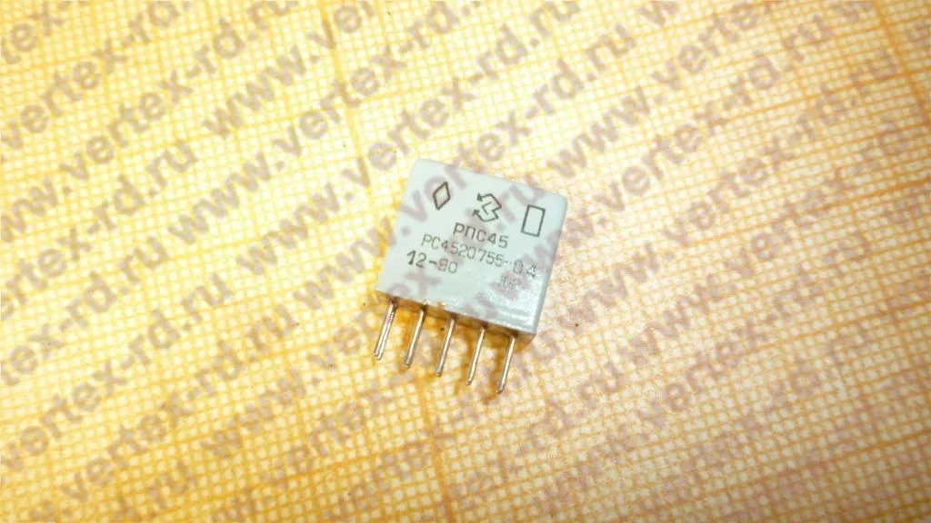 РПС45 РС4.520.755 04 реле двухпозиционное | Цена, купить, описание ...