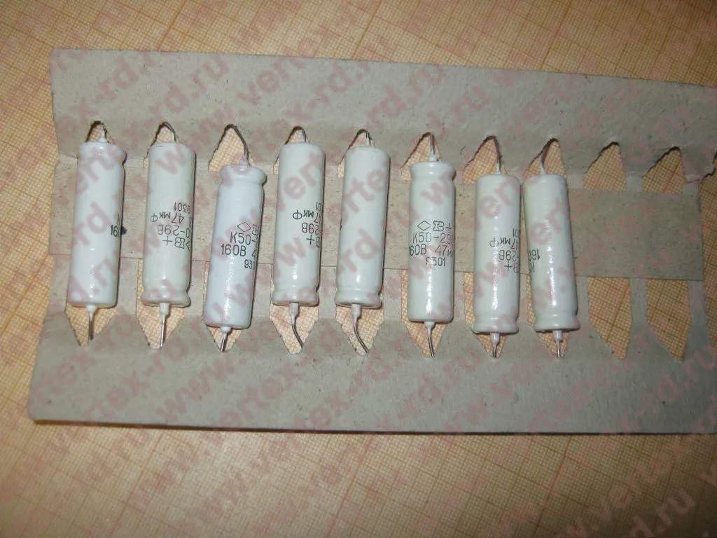 К50-29В-160В-47мкФ+50%-20% конденсатор | Цена, купить, описание ...